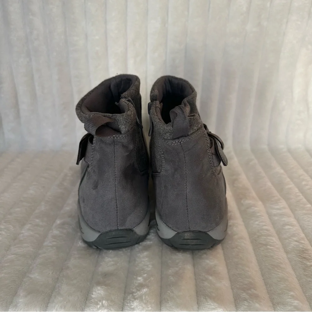 Easy Spirit Waterproof Ankle Boots – Gray Size 11M • Cozy fleece lining